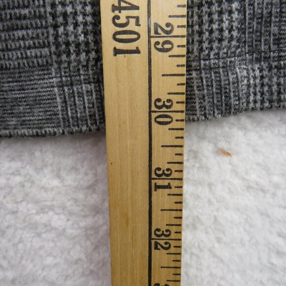 Lane Bryant Poncho Sweater Womens 18/20 Gray Glen Plaid Cowl Neck Pullover Plus - Picture 7 of 7